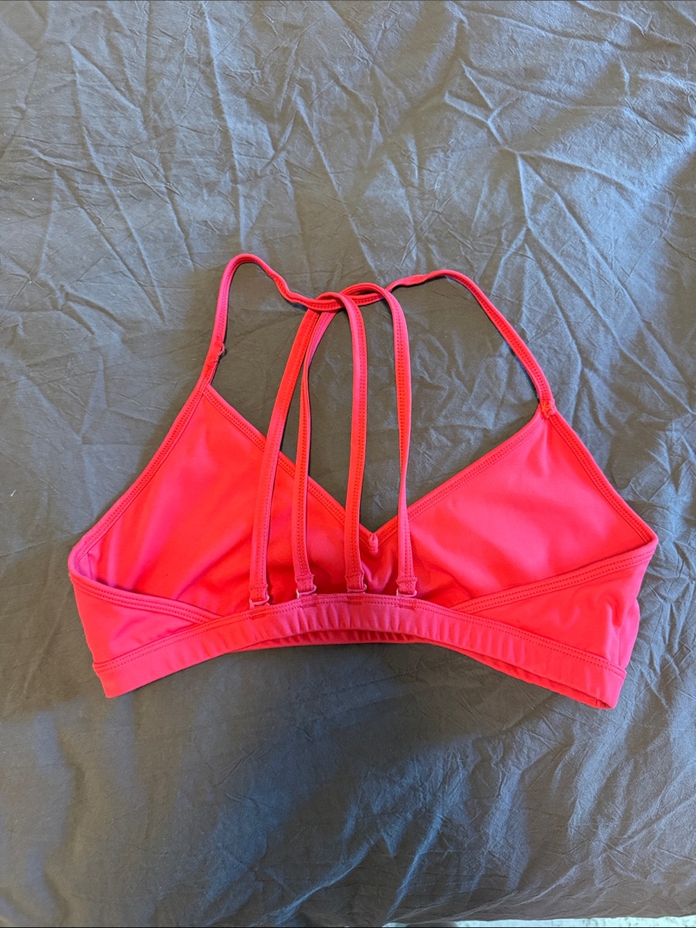 Amazon Women’s Strappy Sports Bra red